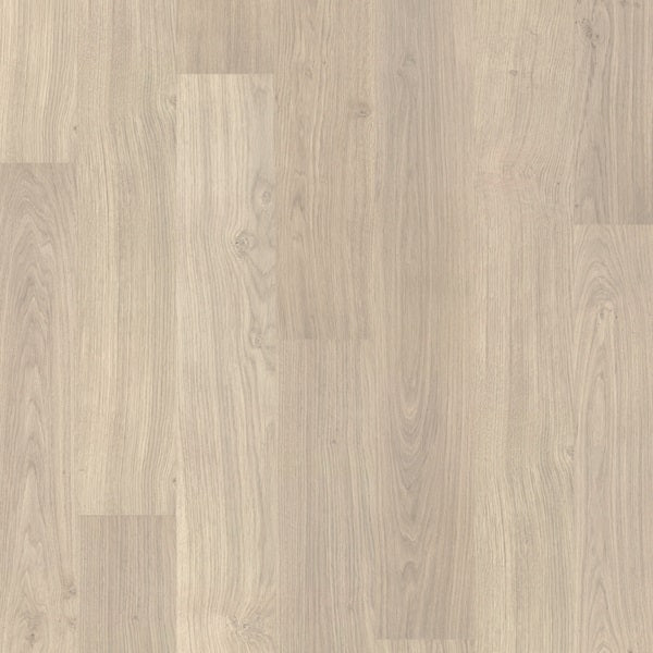 Eligna Laminate Flooring Light Grey Varnished Oak by Quick Step